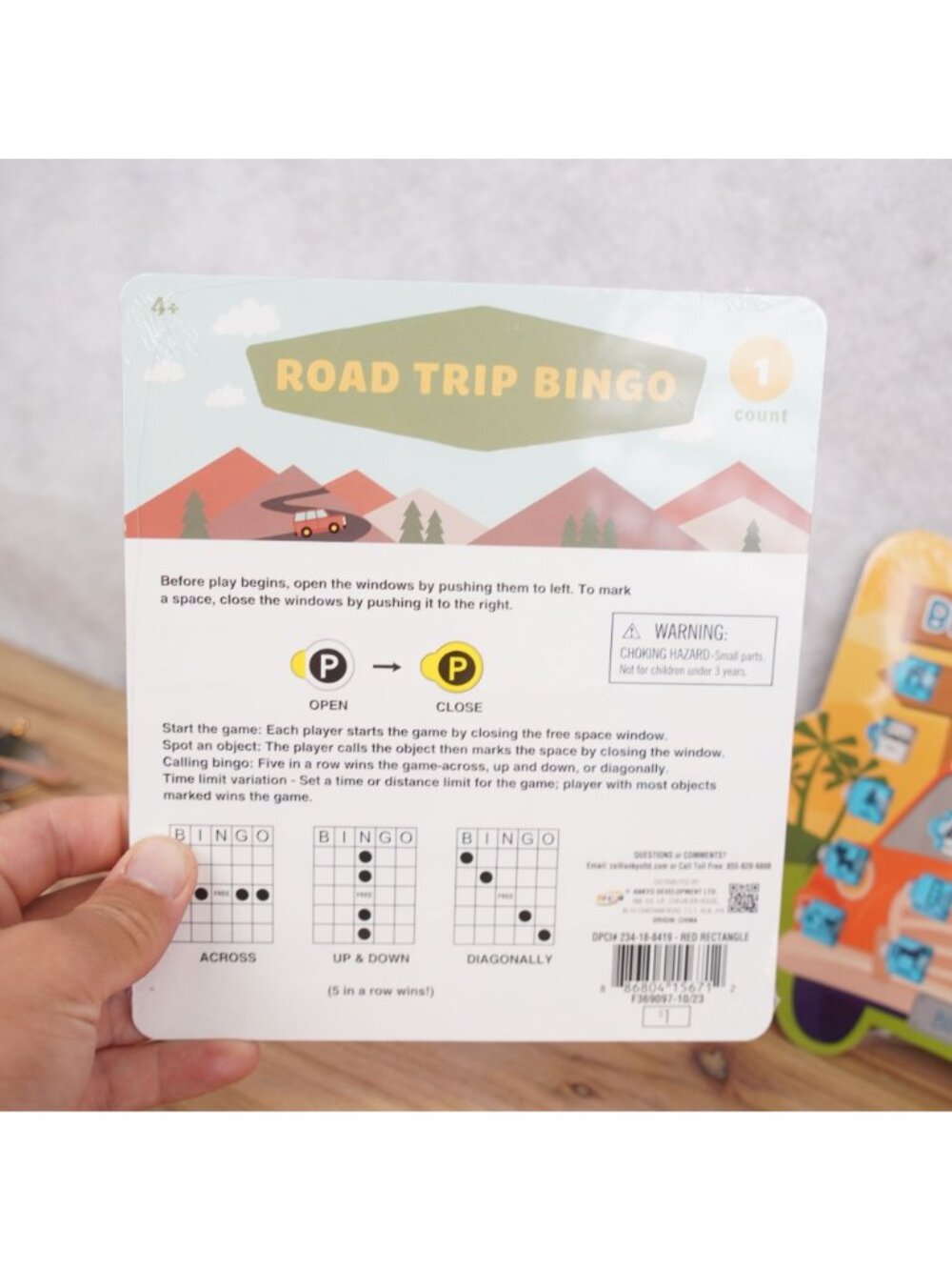 Set of 3 Road Trip Bingo Game Set For Kids & Families Brand New Sealed - Picture 3 of 7